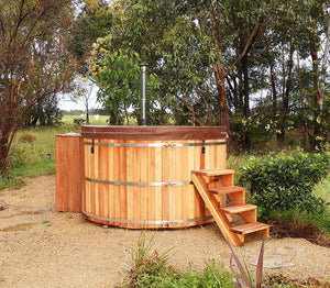 Cedar Hot Tub Medium - Sproutwell Greenhouses