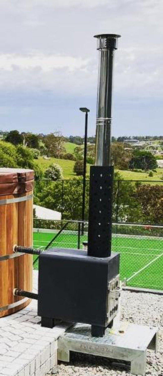 Solar Water Heating Thermosyphon Wood Stove Water Heater 32mm