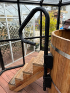 Cedar Hot Tub Handrail