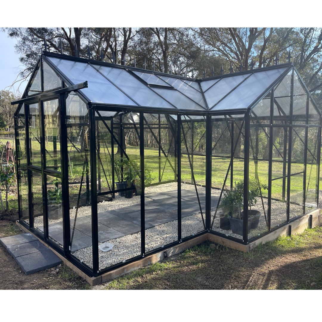 Orangery Glasshouse Deluxe (3.7m x 4.4m)
