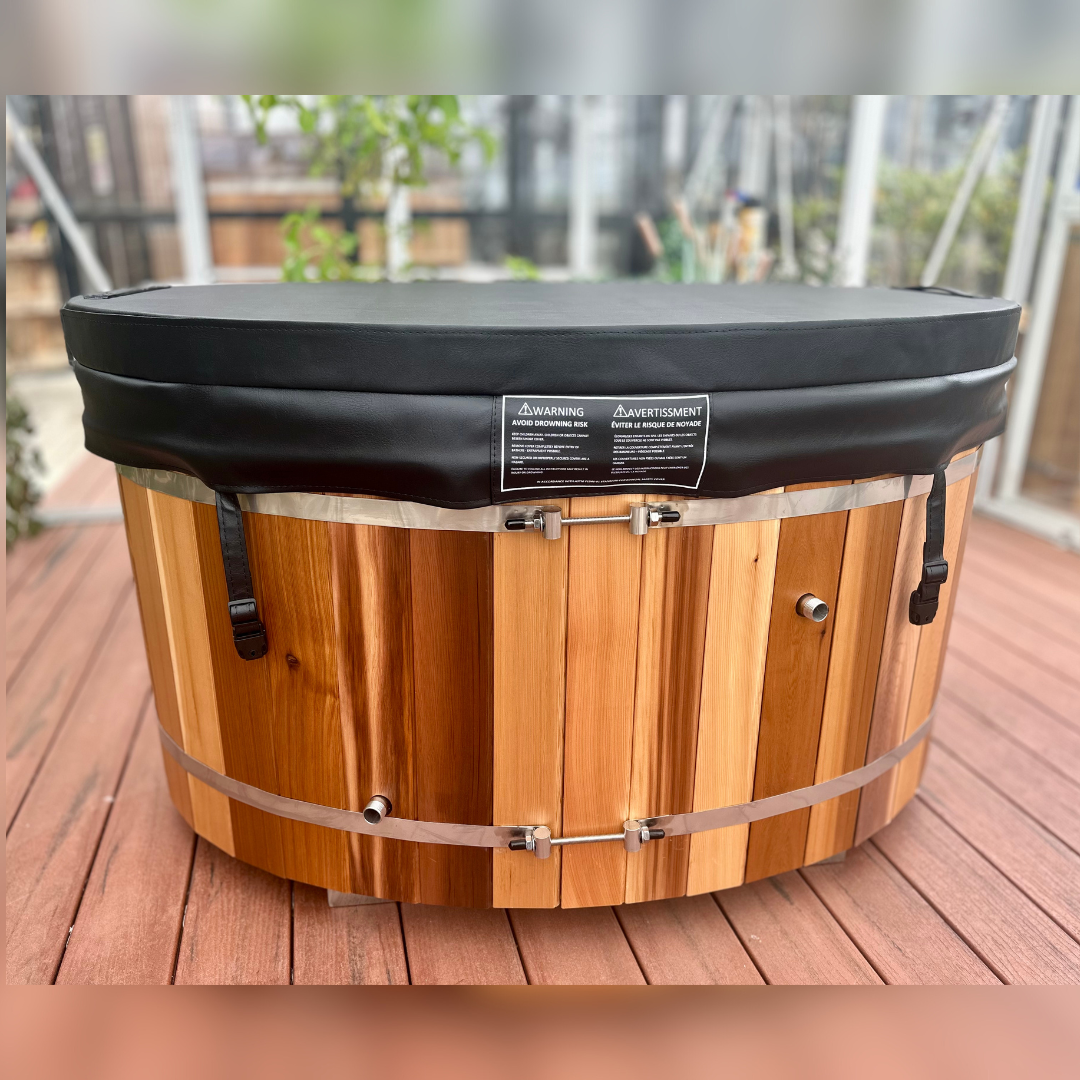Oval Cedar Ice Tub