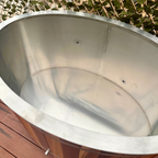 Oval Cedar Ice Tub