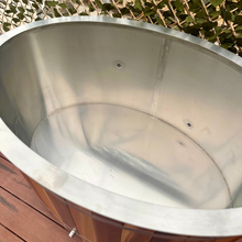 Load image into Gallery viewer, Oval Cedar Ice Tub
