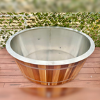 Oval Cedar Ice Tub