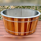 Oval Cedar Ice Tub