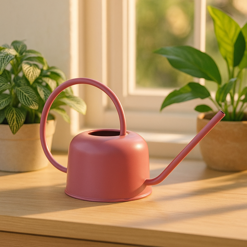 Corfu Watering Can 1.1L Dusty Rose