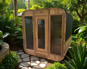 Cube Cedar Sauna