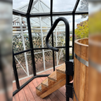 Cedar Hot Tub Handrail