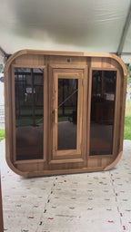 Cube Cedar Sauna