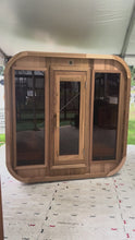 Load and play video in Gallery viewer, Cube Cedar Sauna
