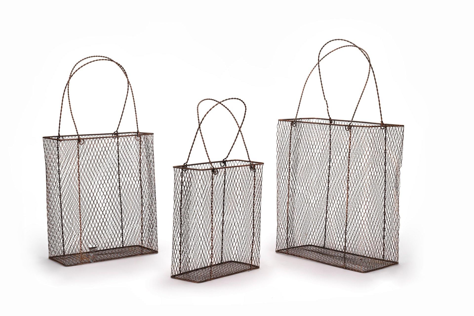 Magazine Baskets (Set of 3) - Sproutwell Greenhouses