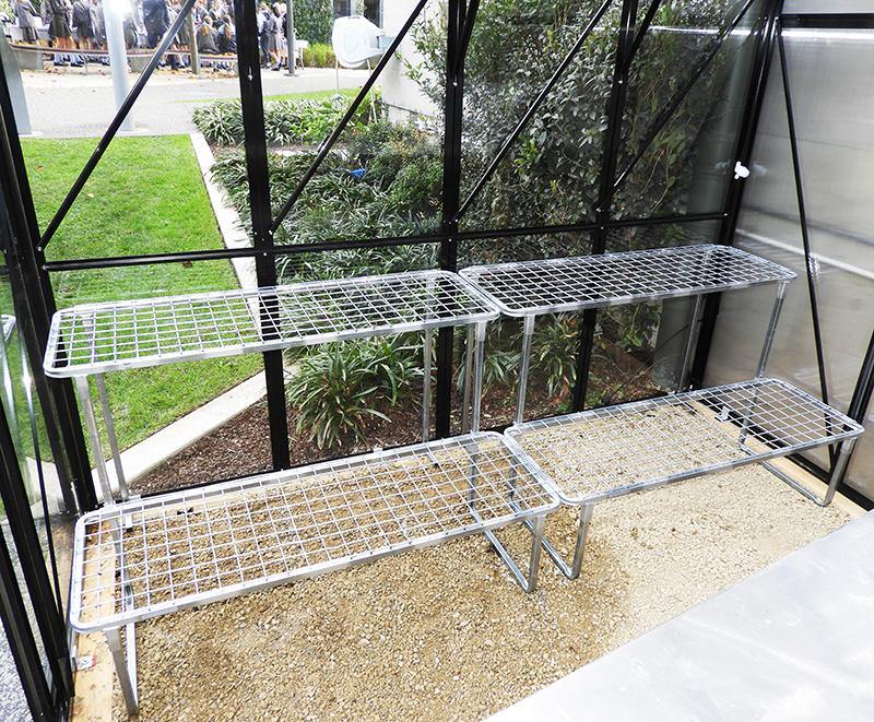 4 Pot Galvanised Stand - Sproutwell Greenhouses