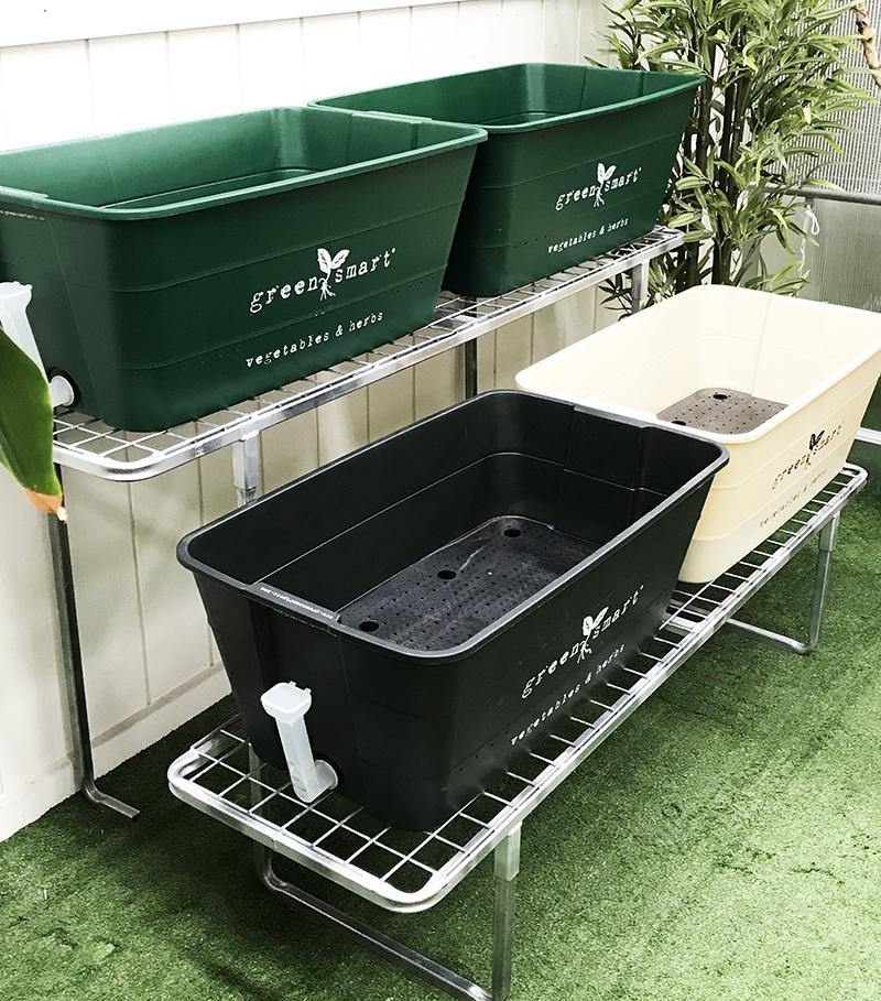 4 Pot Galvanised Stand - Sproutwell Greenhouses