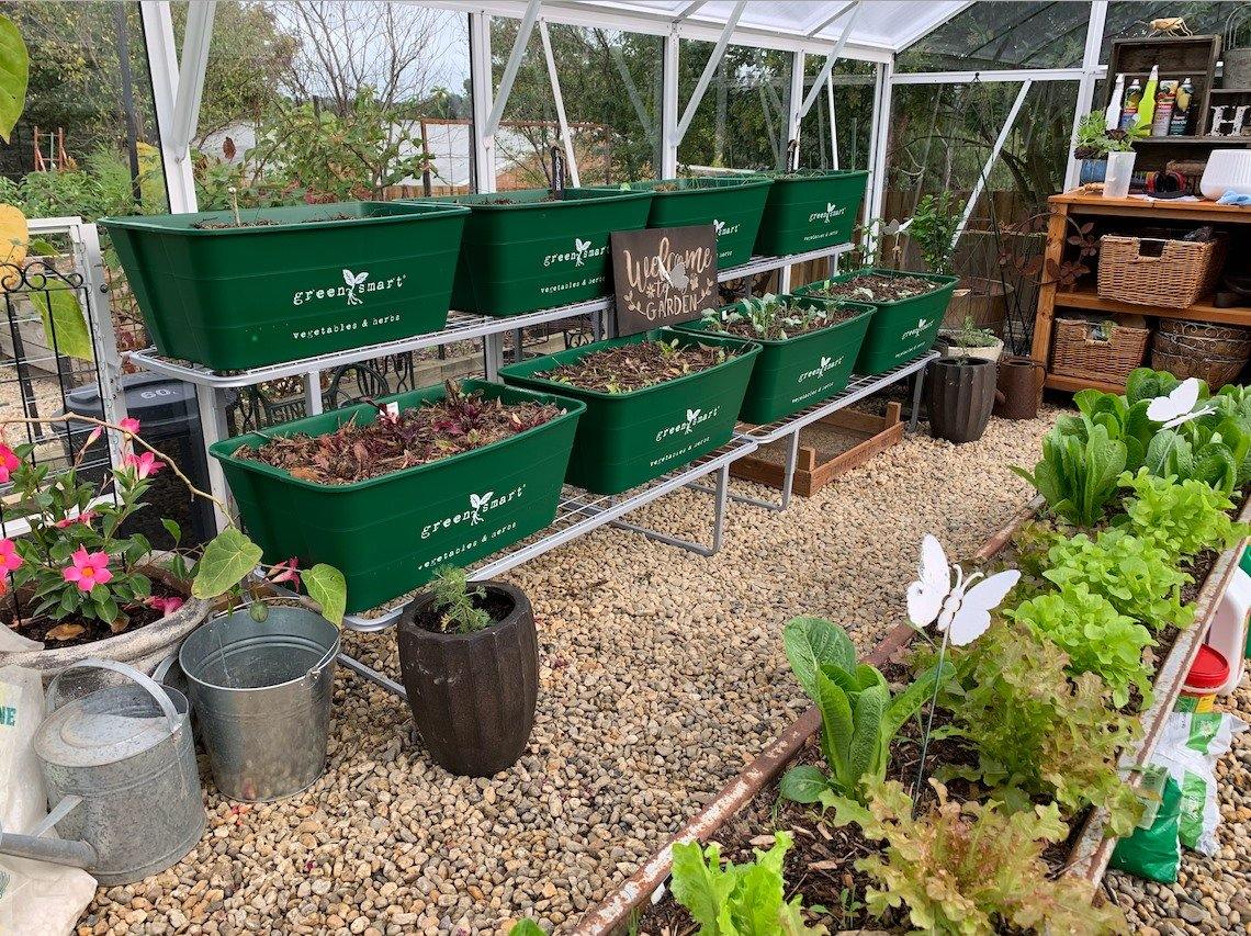 4 Pot Galvanised Stand - Sproutwell Greenhouses