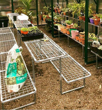 Load image into Gallery viewer, 3 Tier 6 Pot Galvanised Stand - Sproutwell Greenhouses

