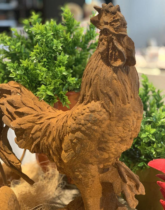 *Cast Iron Rooster - Sproutwell Greenhouses