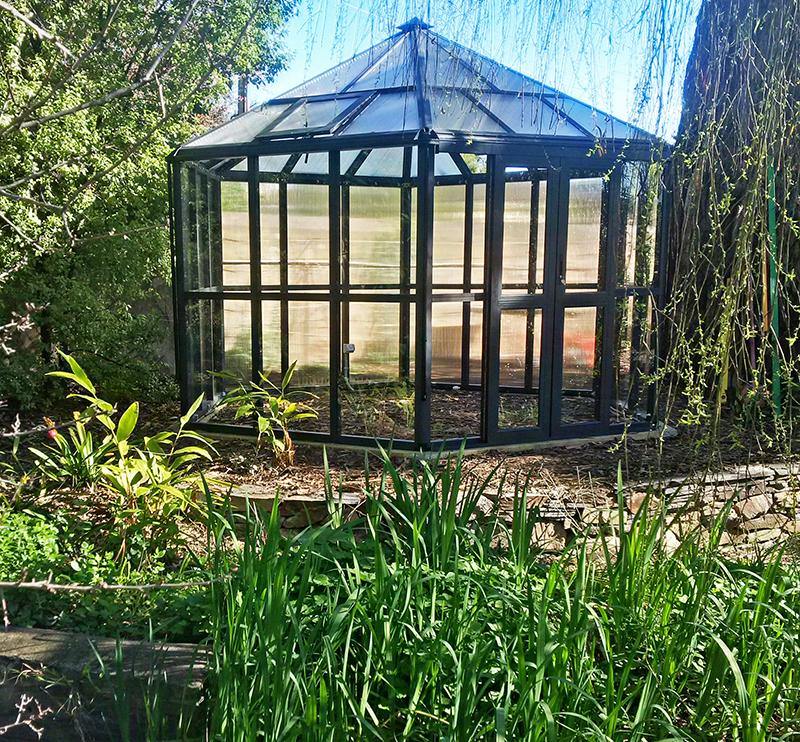Hexagonal Entertainer- Deluxe - Sproutwell Greenhouses