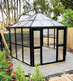 Hexagonal Entertainer- Deluxe - Sproutwell Greenhouses