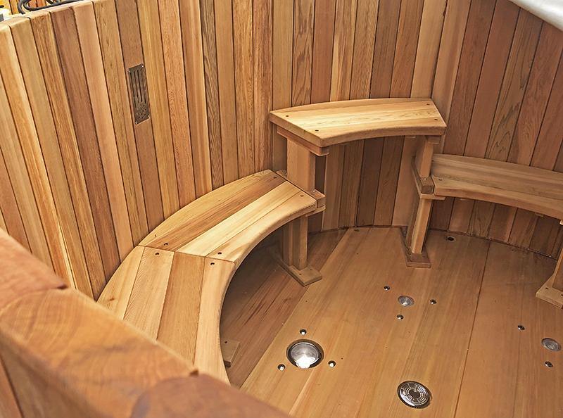 Cedar Hot Tub SMALL - Sproutwell Greenhouses