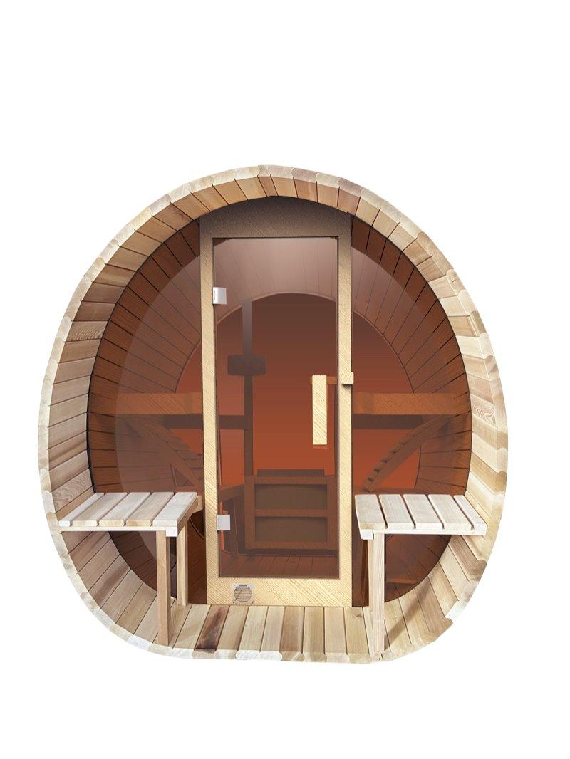 Cedar Sauna 2400 - Sproutwell Greenhouses