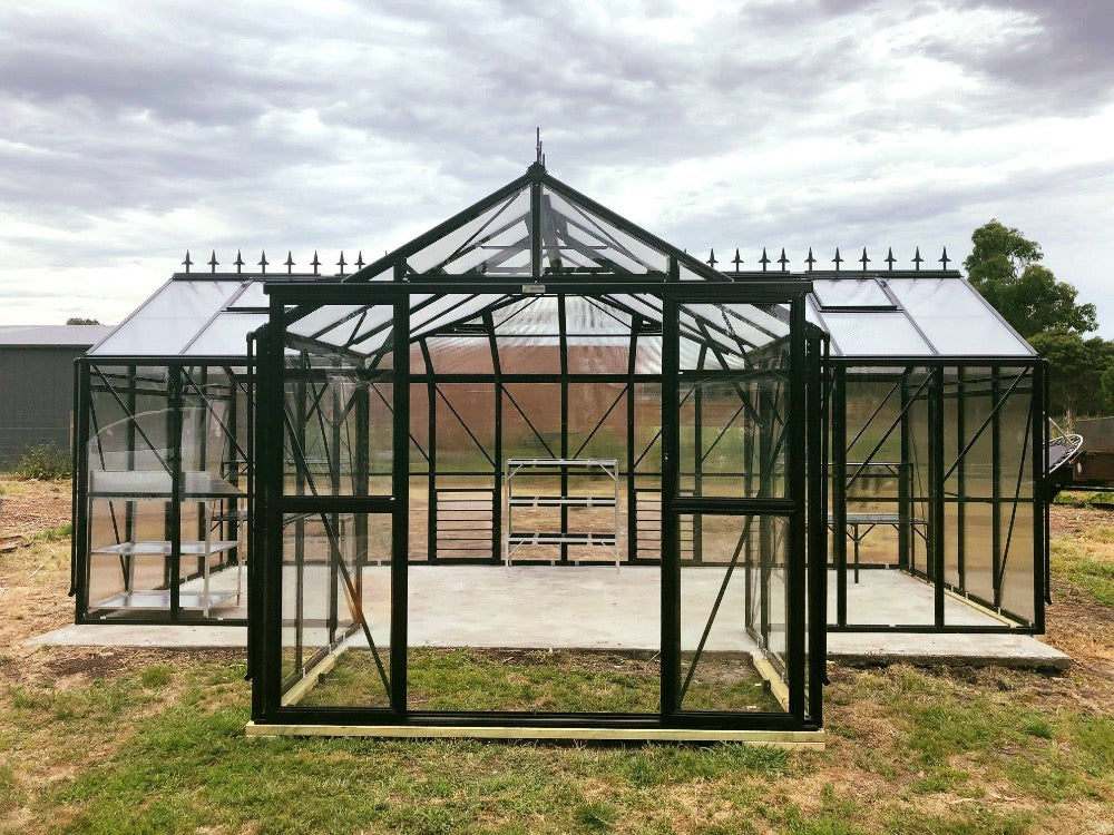 Orangery Deluxe Greenhouse (3.7m x 4.4m)