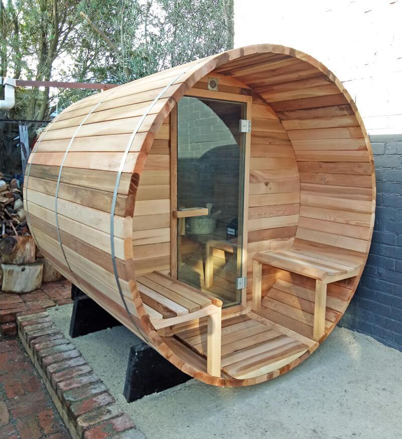 Cedar Sauna 1800 - Sproutwell Greenhouses