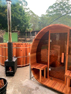 Cedar Sauna 2400 - Sproutwell Greenhouses