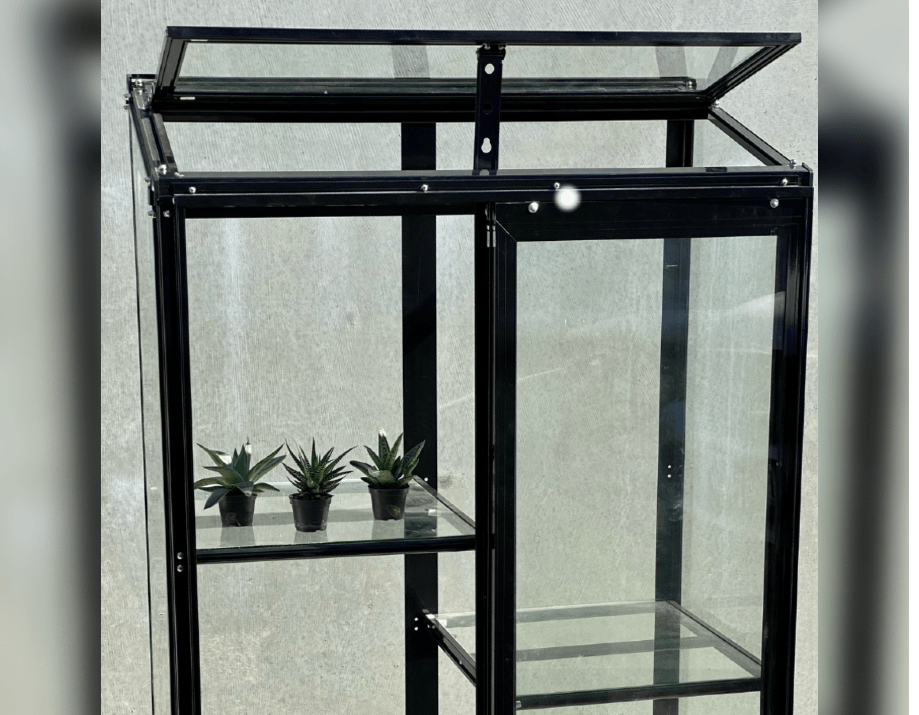 Urban Skillion Nursery Glasshouse - Sproutwell Greenhouses