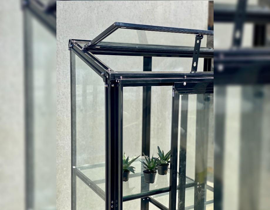 Urban Skillion Nursery Glasshouse - Sproutwell Greenhouses