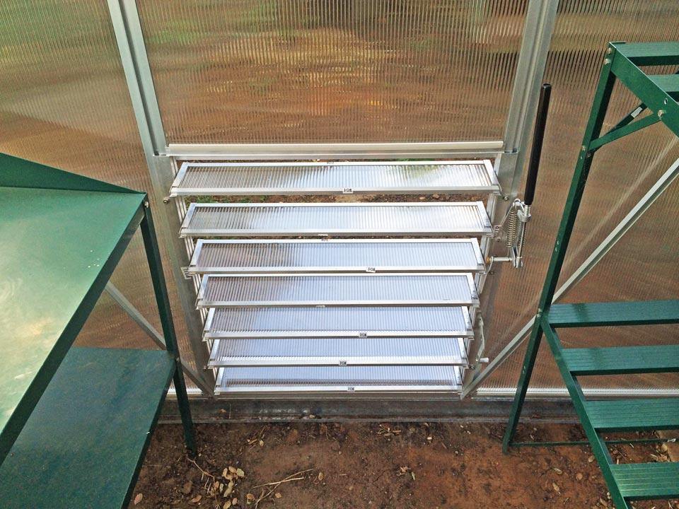 Automatic Louvre Opener - Sproutwell Greenhouses