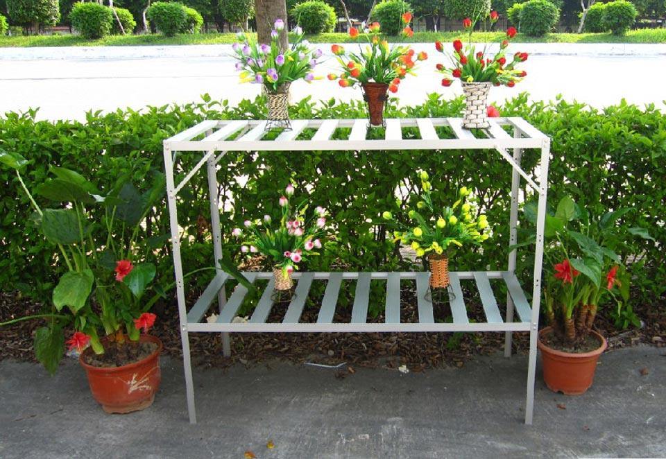 Rear-Wall Stand - Sproutwell Greenhouses