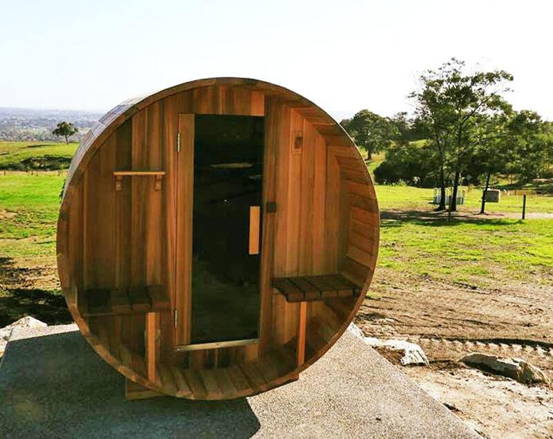 Cedar Sauna 1800 - Sproutwell Greenhouses